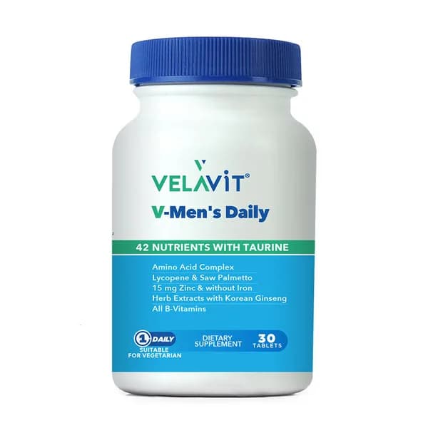 Velavit V-Mens Daily Dietary Supplement 30 Tablet