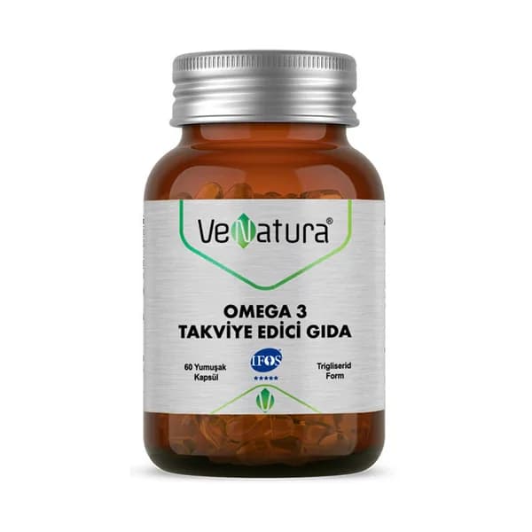 VeNatura Omega 3 Food Supplement 60 Capsules