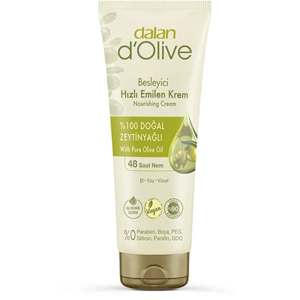 Dalan D'Olive Natural Olive Oil 250Ml Moisturizing Hand and Body Cream