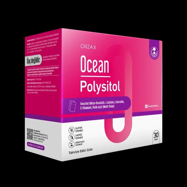 Orzax Ocean Polysitol Dietary Supplement 30 pcs - Folic Acid 400 µg