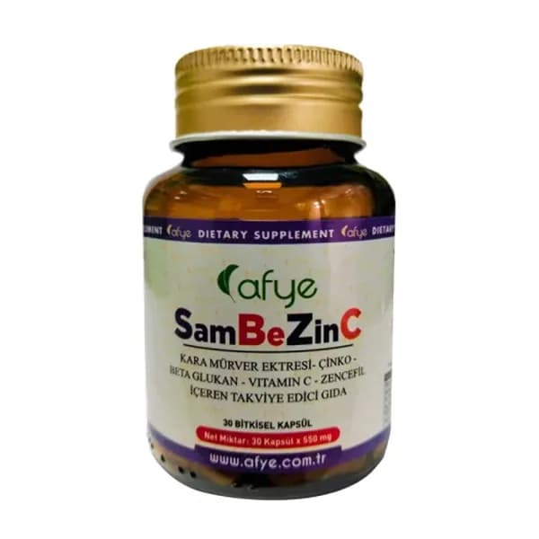 Afye SamBeZinC Food Supplement 30 Capsules