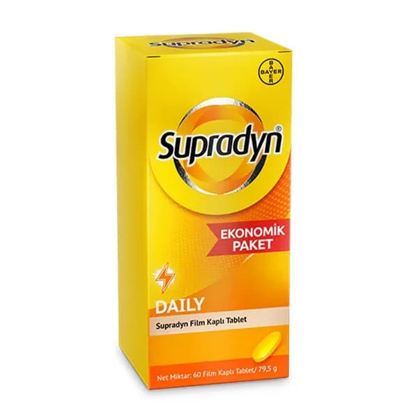 Supradyn Food Supplement Containing Koenzim Q10 60 Tablet