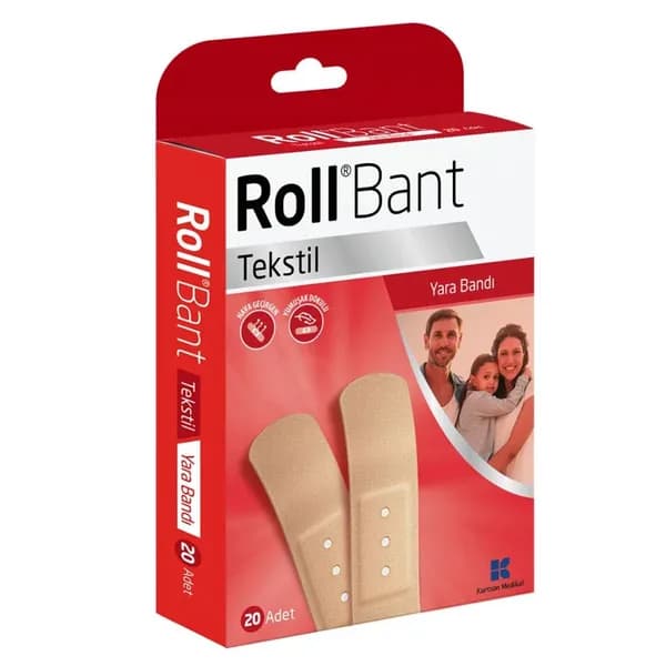 Roll Bant Textile Adhesive Bandage 20 pcs