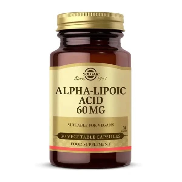 Solgar Alpha Lipoic Acid 60 mg 30 Capsules