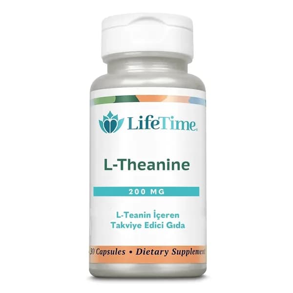 Lifetime Q-L-Theanine 200 mg 30 Capsules