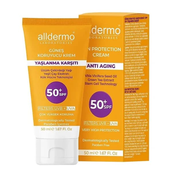 Alldermo Anti-Aging Sunscreen Cream Spf50+ 50 ml