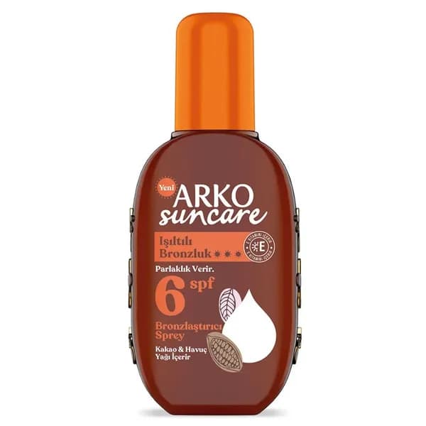 Arko Sun Care Spf 6 Tanning Spray 220 ml