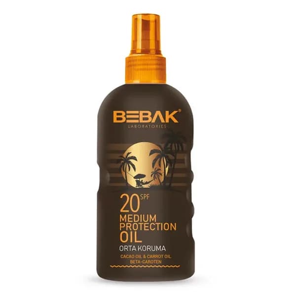 Bebak Spf20+ Effective Tanning Oil 150 ml