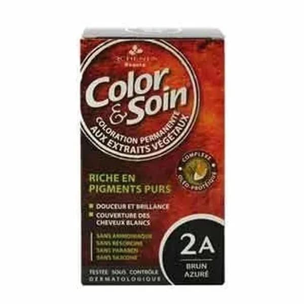 Color and Soin Hair Color 2A - Brun Azure Black