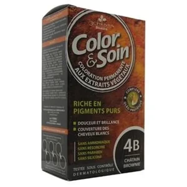 Color and Soin Hair Color 4B Brownie Chestnut
