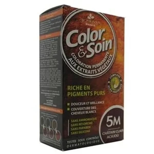 Color and Soin Hair Color 5M Light Mahogany Chestnut