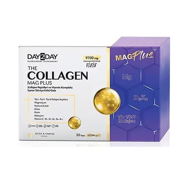 Day2Day The Collagen Mag Plus Dietary Supplement 30 Sachets