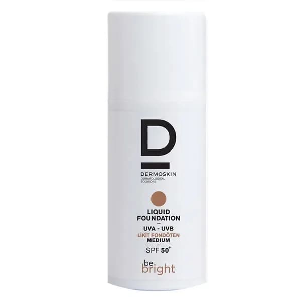 Dermoskin Be Bright SPF50+ Flüssigfoundation - Mittel 33ml