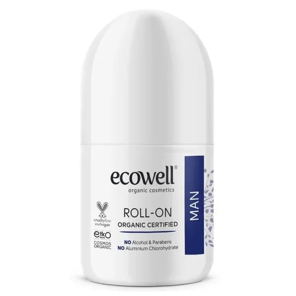 Ecowell Organic Roll On Deodorant (Men's) 75 ml