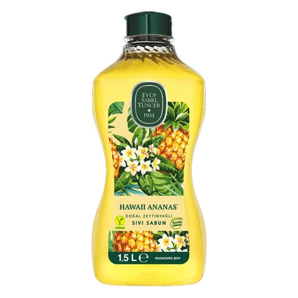 Eyüp Sabri Tuncer Natural Olive Oil Liquid Soap Hawaii Pineapple 1,5 L