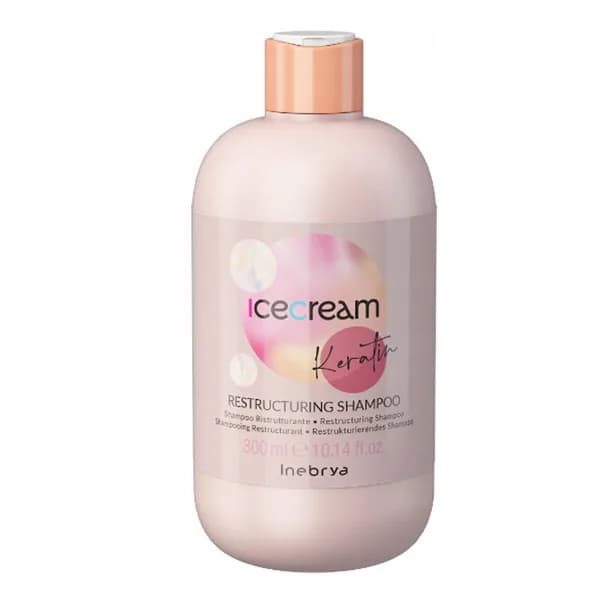 Inebrya Ice Cream Keratin Restructuring Shampoo 300 ml