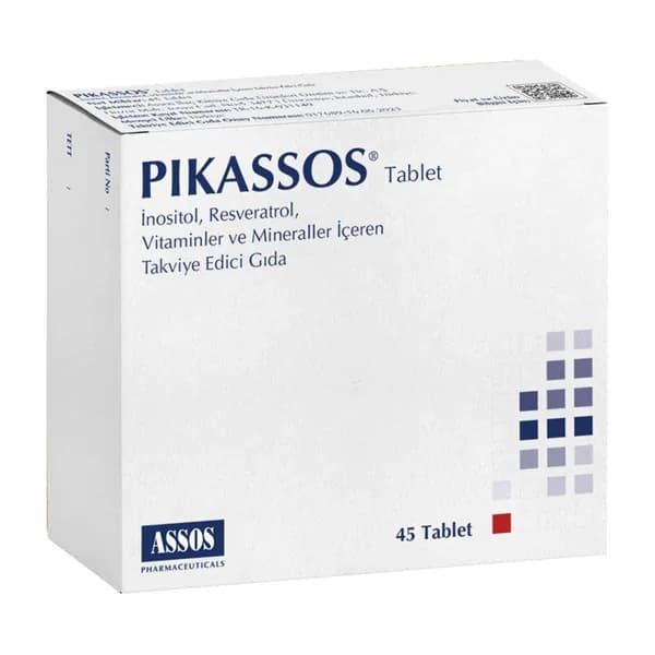 Pikassos Inositol and Resveratrol 45 Tablet