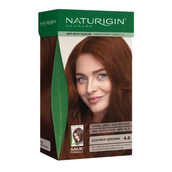 Naturigin Hair Color with Organic Ingredients 4.6 Copper Brown