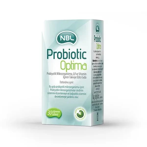 NBL Probiotic Optima Food Supplement 30 Chewable Tablets