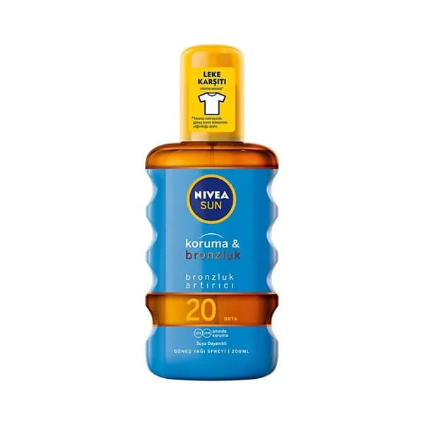 Nivea Sun Protection and Tan SPF20 Sun Oil 200 ml