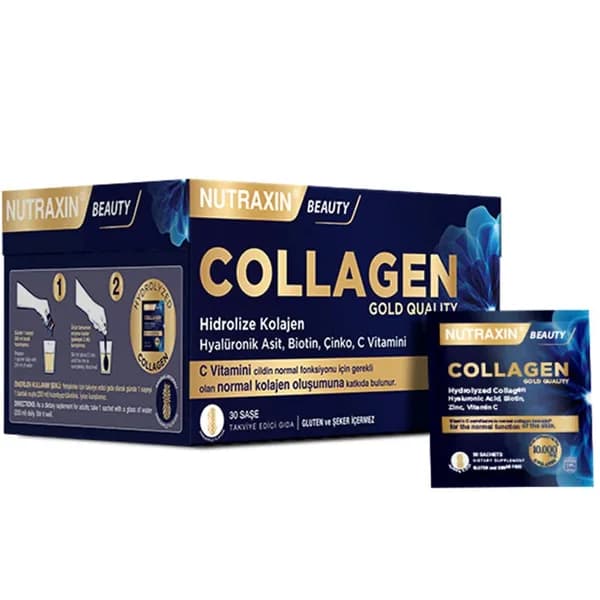 Nutraxin Collagen Gold Quauty Dietary Supplement 30 Sachets
