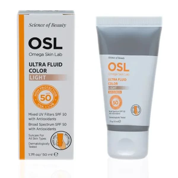 Osl - Omega Skin Lab Ultra Fluide Color Spf50+ Sunscreen 50 ml - Light