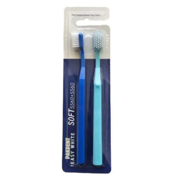 Pakdent Sanfte Zahnbürste 5560 - 1+1 Wertpackung