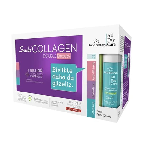 Suda Collagen Double Beauty Collagen Watermelon Flavored 30x10gr