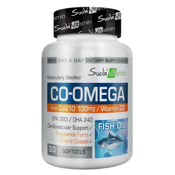 Suda Vitamin CO-Omega Coenzyme Q10 30 Soft Capsules