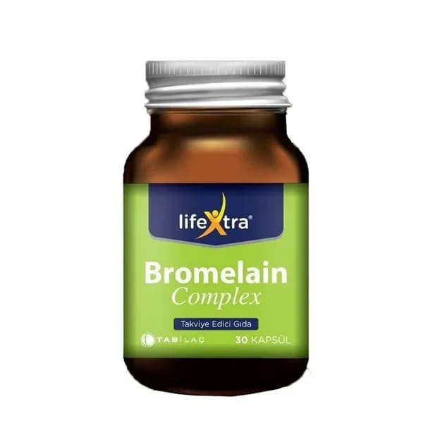 LifeXtra Bromelain Complex Food Supplement 30 Capsules