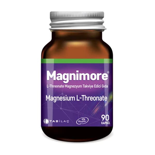Magnimore L-Threonate Magnesium Food Supplement 90 Capsules