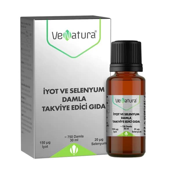 VeNatura Iodine and Selenium Drops Food Supplement 30 ml