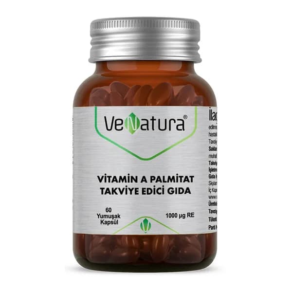 VeNatura Vitamin A Palmitate Food Supplement 60 Soft Capsules