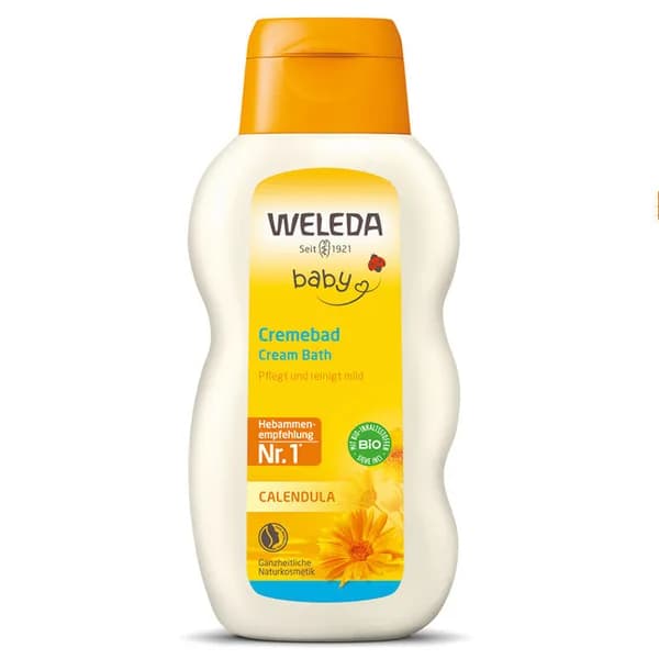 Weleda Calendula Organic Cleansing and Moisturizing Bath Cream 200 ml