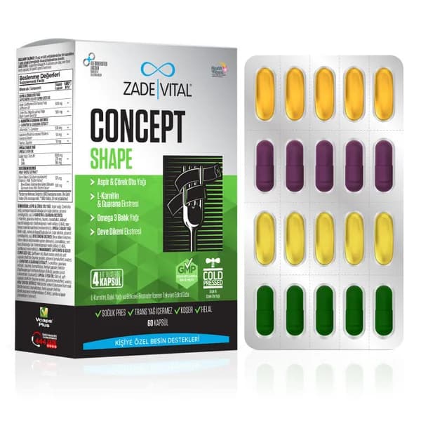 Zade Vital Concept Shape 60 Capsule