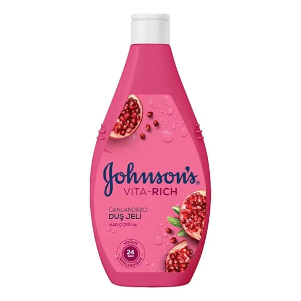 Johnsons Vita Rich Pomegranate Flower Revitalizing Shower Gel 400 ml