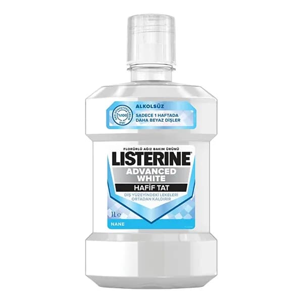 Listerine Advanced White Hafif Tat 1 lt