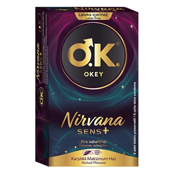Okey Prezervatif Nirvana Sens 8 Adet