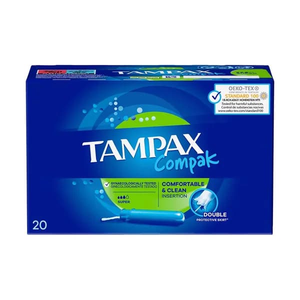 Tampax Compak Super Tampon 20 pcs