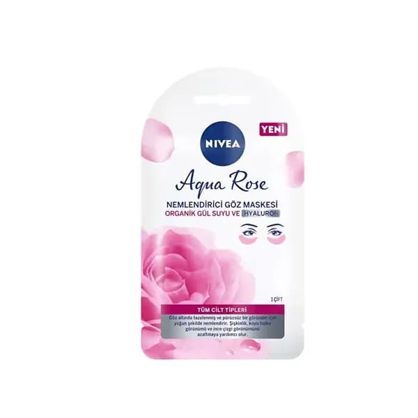 Nivea Aqua Rose Moisturizing Eye Mask 1 Pair