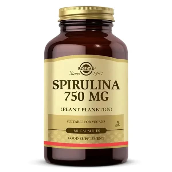 Solgar Spirulina 750 Mg 80 Capsules