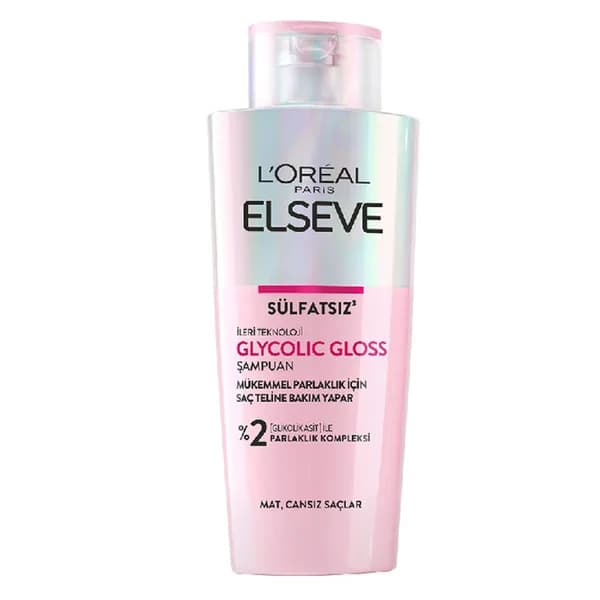 Elseve Glycolic Gloss Sulfate-Free Shampoo 200 ml