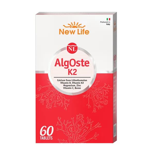 عزز صحتك: New Life AlgOste k2 لدعم الفيتامينات والمعادن