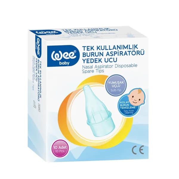 Wee Baby Disposable Nasal Aspirator Replacement Tip 10 pcs