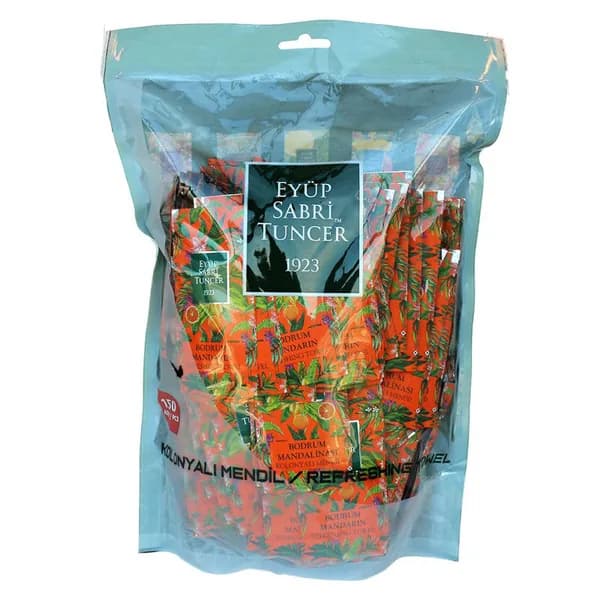 Eyüp Sabri Tuncer Bodrum Mandarin Cologne Wet Wipe 150 pcs - Small Size