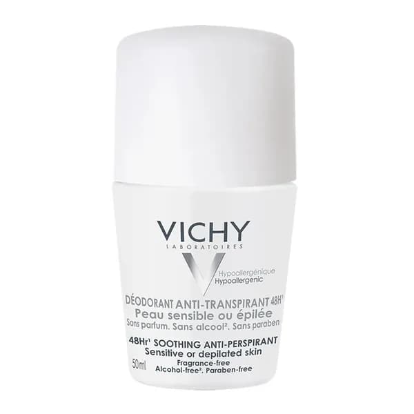 Vichy Deo Sensitive Anti-Perspirant Sensitive Skin Roll-On 50ml 48-Hour Effective