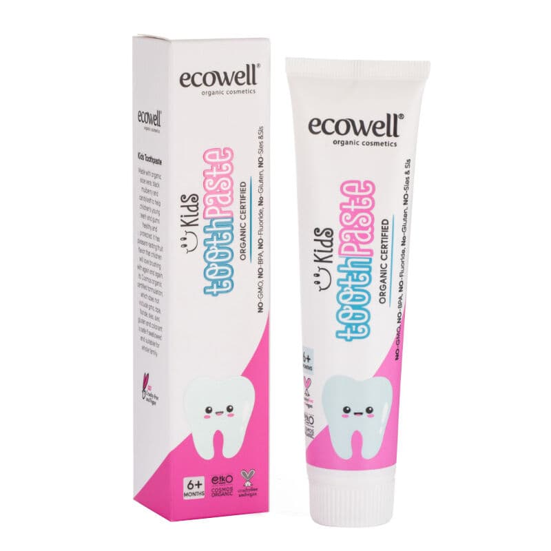 احصل على ابتسامة صحية لطفلك مع معجون أسنان Ecowell العضوي