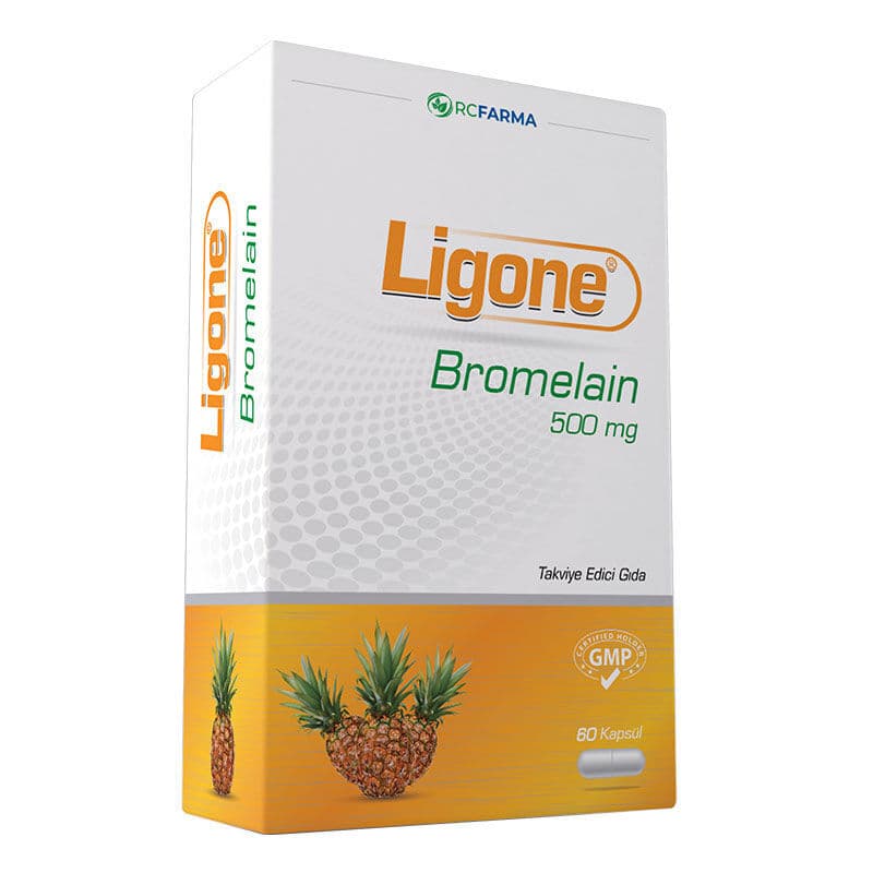 Ligone ليجون بروميلين 500 مجم 60 كبسولة