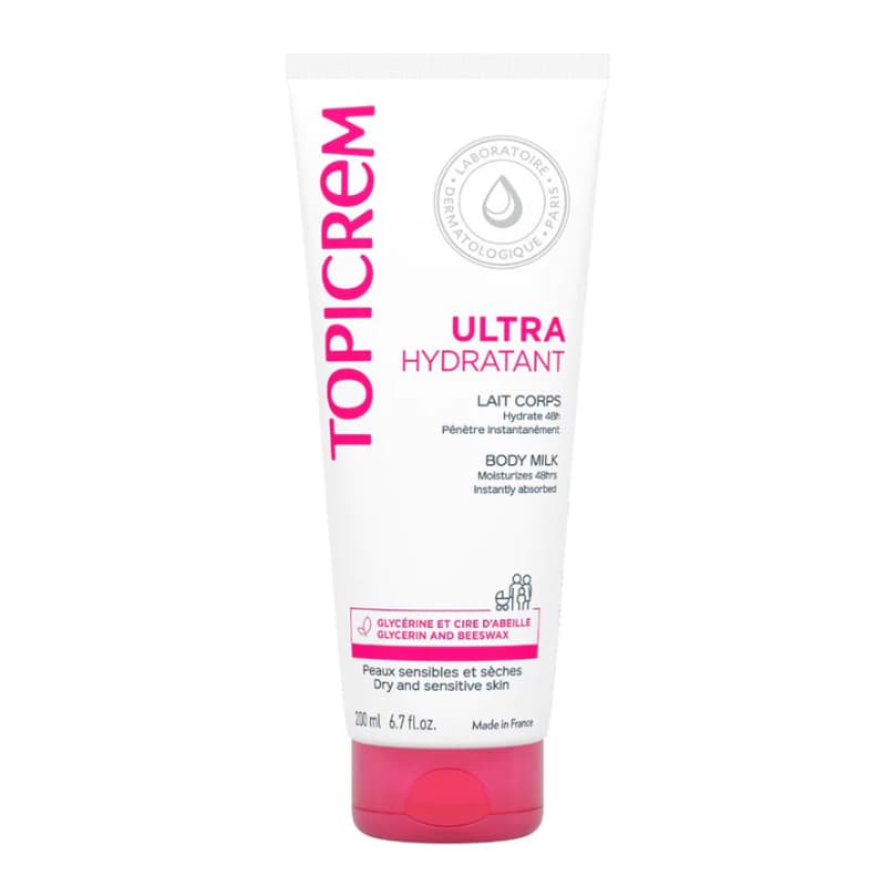 Hydratez 48h : Lait Corporel Ultra-Hydratant Topicrem 200 ml