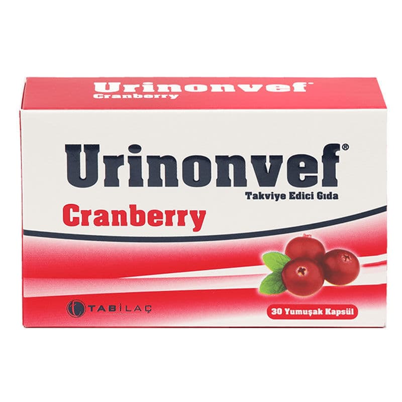 Urinonvef كبسولات يورينونف التوت البري 30 كبسولة